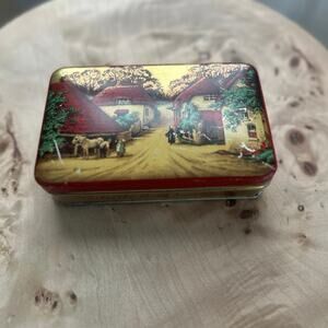 Vintage Blue Bird Toffee Tin Henry Vincent Ltd. Hunnington